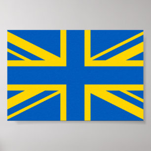 Ukraine Ukraine Vereinigtes Königreich Britische F Poster