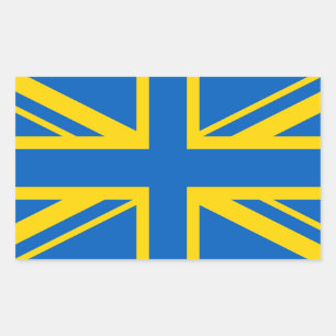 Ukraine Ukraine Vereinigtes Königreich Britische F Rechteckiger Aufkleber
