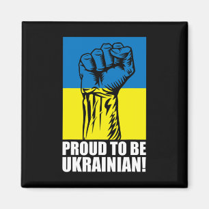 Ukraine Ukrainer Ukrainisch Kiew Trysub Flagge 14  Magnet