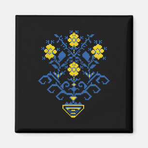 Ukraine Ukrainisch Kiew Trysub Flagge 11 Magnet