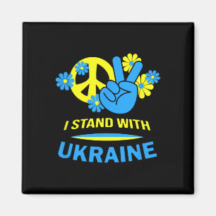 Ukraine Ukrainische Flagge Frieden In der Ukraine Magnet