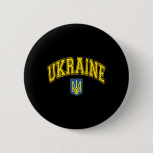 Ukraine Ukrainische Flagge Grafik 1 Button
