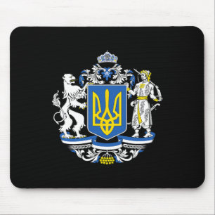 Ukraine Ukrainische Flagge Traditionell Mousepad