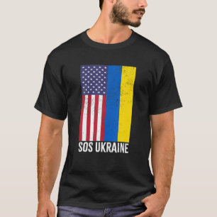 Ukraine ukrainische Flagge Ukraine Flaggenstaat So T-Shirt