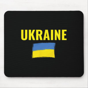 Ukraine Ukrainische Flagge Ukrainer Mousepad