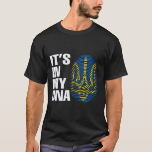 Ukraine Ukrainische Flagge Wappen Ukraine Dna T-Shirt