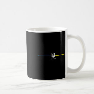 Ukraine Ukrainische Flagge Zelensky Tryzub Militär Kaffeetasse