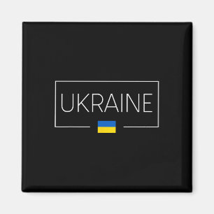 Ukraine Ukrainische Flagge Zelensky Tryzub Militär Magnet
