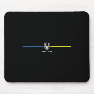 Ukraine Ukrainische Flagge Zelensky Tryzub Militär Mousepad