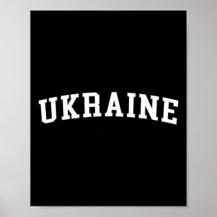Ukraine Ukrainische Flagge Zelensky Tryzub Militär Poster