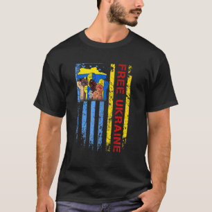 Ukraine - ukrainische Flaggenübergabe Unterstütz T-Shirt