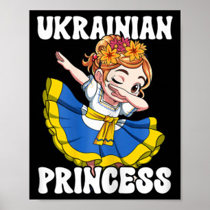 Ukraine Ukrainische Prinzessin Poster
