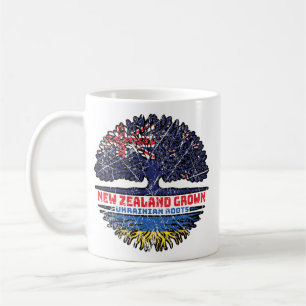 Ukraine Ukrainischer Neuseeländer Neuseeländischer Kaffeetasse