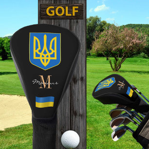 Ukraine und Flaggen Mit Monogramm Golfclubs Abdeck Golf Headcover