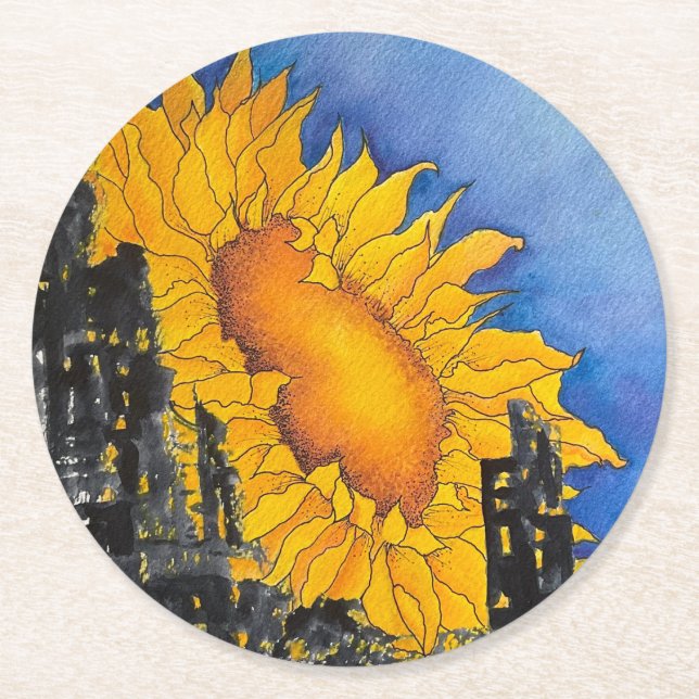 Ukraine Untersetzer (Vorderseite)