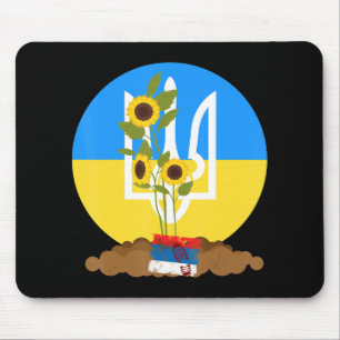 Ukraine unterstützt Sonnenblumensaat mit der Ukrai Mousepad