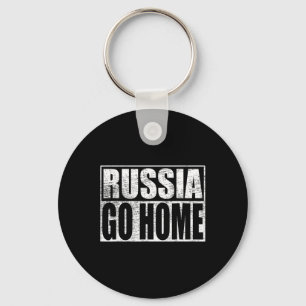 Ukraine Unterstützung Russland Geh Nach Hause Meme Schlüsselanhänger