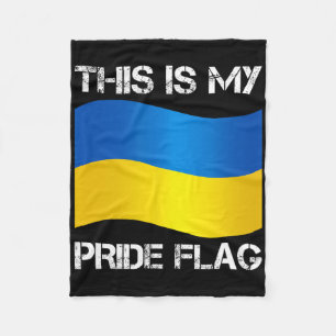 Ukraine Unterstützung Ukraine-Flagge Freiheit Soli Fleecedecke