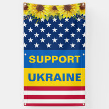 Ukraine USA Amerikanische Sonnenblumen Unterstützu