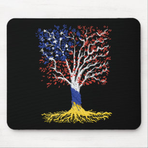 Ukraine USA Freundschaft Amerika Ukrainische Wurze Mousepad