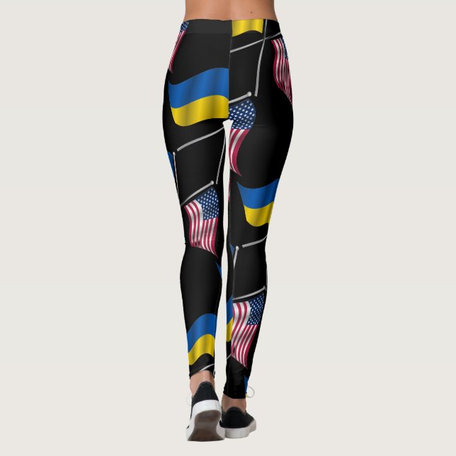 UKRAINE USA LEGGINGS (Rückseite)
