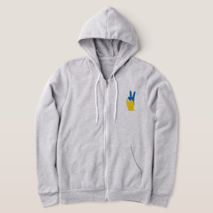 Ukraine V-Zeichen Hoodie