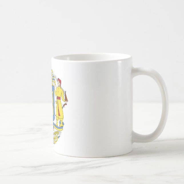 Ukraine-Wappen Kaffeetasse (Rechts)