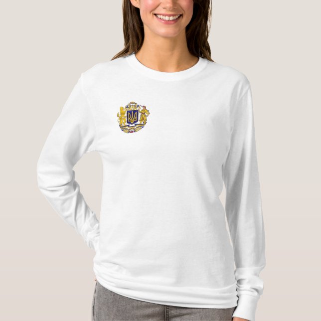 Ukraine-Wappen T-Shirt (Vorderseite)