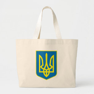 Ukraine-Wappen Taschen-Tasche Jumbo Stoffbeutel