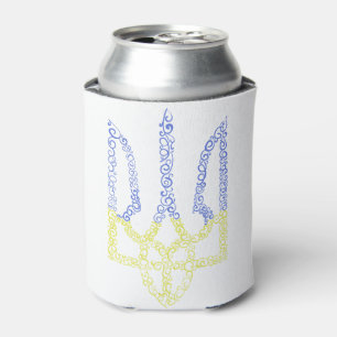Ukraine-Wappen-Trident-Trendsub-Spiralmuster Dosenkühler