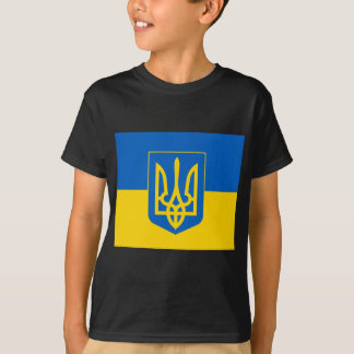 UKRAINE Wappen und Flagge T-Shirt