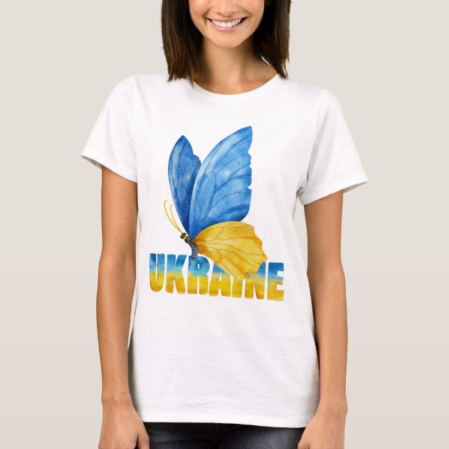 UKRAiNE WIR STEHEN VON IHNEN T-Shirt (Vorderseite)