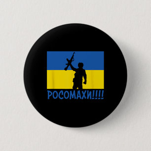 Ukraine-Wolverines-Krieg-Nationaler-Stand-Liebe-Un Button