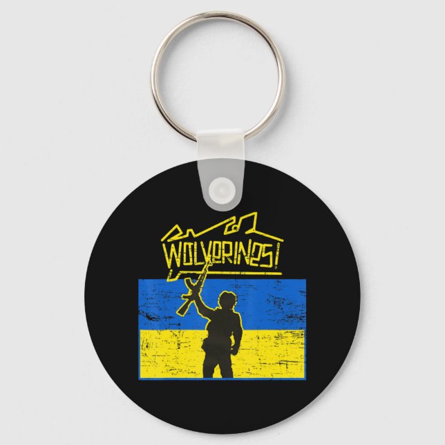 Ukraine Wolverines Schlüsselanhänger (Vorderseite)