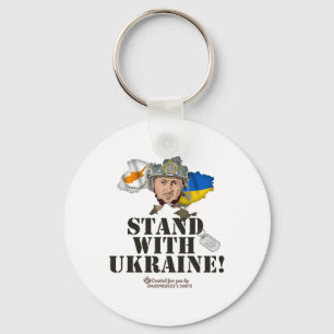 Ukraine Zypern Flaggen Selenskyj Stand With Ukrain Schlüsselanhänger