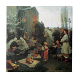 Ukrainer Ostern/velyk Den Segen Fliese