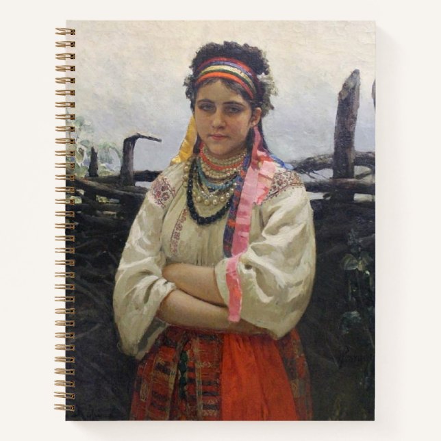 Ukrainerin Notizbuch (Vorderseite)