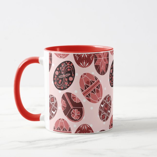 UkrainerOsterei-Rotmuster Tasse (Links)