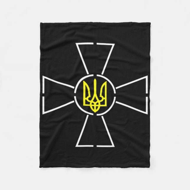 Ukrainian Coat Of Arms Shirt President Zelensky Uk Fleecedecke (Vorderseite)