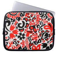 Ukrainian ethnic folk art floral pattern absrtact 