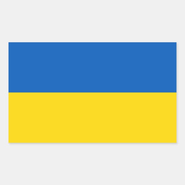 Ukrainian flag Sticker (Vorderseite)