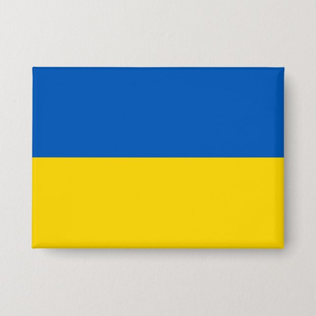 Ukrainian flag. Support Ukraine. Button (Vorderseite)