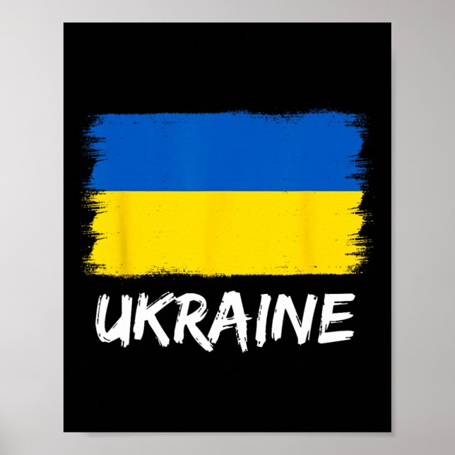 Ukrainian Flag Ukraine 3  Poster (Vorne)