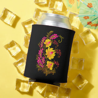 Ukrainian Floral Folk Art Dosenkühler