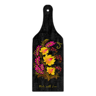 Ukrainian Floral Folk Art  Schneidebrett
