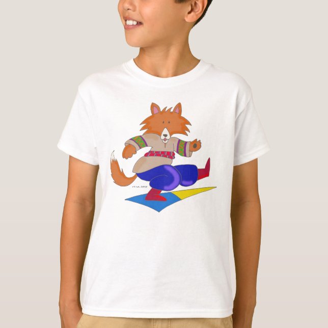 Ukrainian Foxy Dancer T-Shirt (Vorderseite)