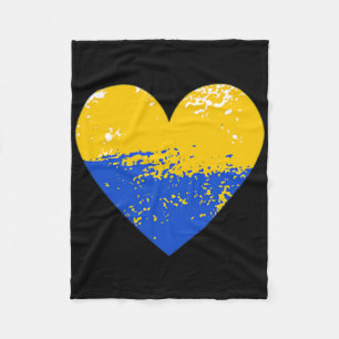 Ukrainian Lover Ukraine Herz Shirt Unterstützung U Fleecedecke