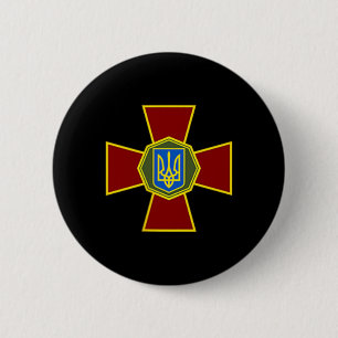 Ukrainianische Wappen-Shirts Nationalgarde der Ukr Button
