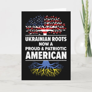 Ukrainisch-amerikanischer Patriot, in den USA gewa Karte