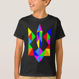 Ukrainisch-Amerikanisches T-Shirt Unterstützen Sie